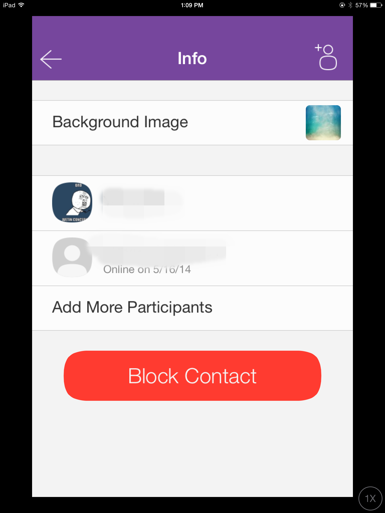 block unknown number in viber